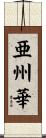 亜州華 Scroll