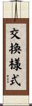 交換様式 Scroll