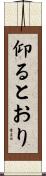 仰るとおり Scroll