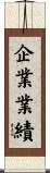 企業業績 Scroll