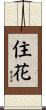 住花 Scroll