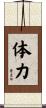 Physical Strength Scroll