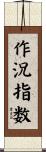 作況指数 Scroll