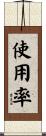 使用率 Scroll