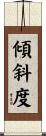 傾斜度 Scroll