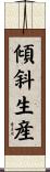 傾斜生産 Scroll