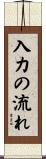 入力の流れ Scroll