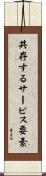 共存するサービス要素 Scroll