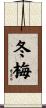 冬梅 Scroll