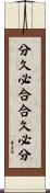 分久必合，合久必分 Scroll