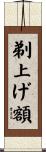 剃上げ額 Scroll