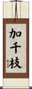 加千枝 Scroll
