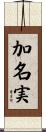 加名実 Scroll