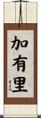 加有里 Scroll