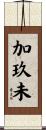加玖未 Scroll