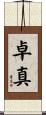 卓真 Scroll