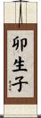 卯生子 Scroll