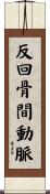 反回骨間動脈 Scroll