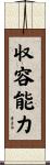 収容能力 Scroll