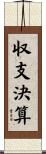 収支決算 Scroll
