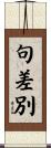 句差別 Scroll