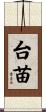 台苗 Scroll