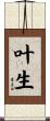 叶生 Scroll