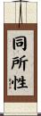 同所性 Scroll