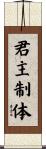 君主制体 Scroll