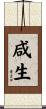 咸生 Scroll