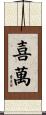 喜萬 Scroll