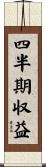 四半期収益 Scroll