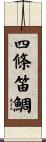 四條笛鯛 Scroll