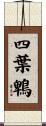 四葉鵯 Scroll