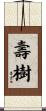 壽樹 Scroll