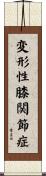変形性膝関節症 Scroll