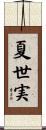 夏世実 Scroll