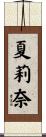 夏莉奈 Scroll