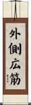 外側広筋 Scroll