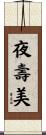夜壽美 Scroll