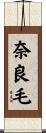 奈良毛 Scroll
