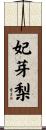 妃芽梨 Scroll