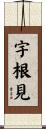 宇根見 Scroll