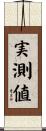 実測値 Scroll