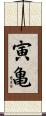 寅亀 Scroll