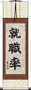 就職率 Scroll