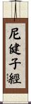尼健子經 Scroll