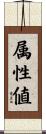 属性値 Scroll