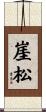 崖松 Scroll