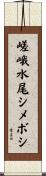 嵯峨水尾シメボシ Scroll